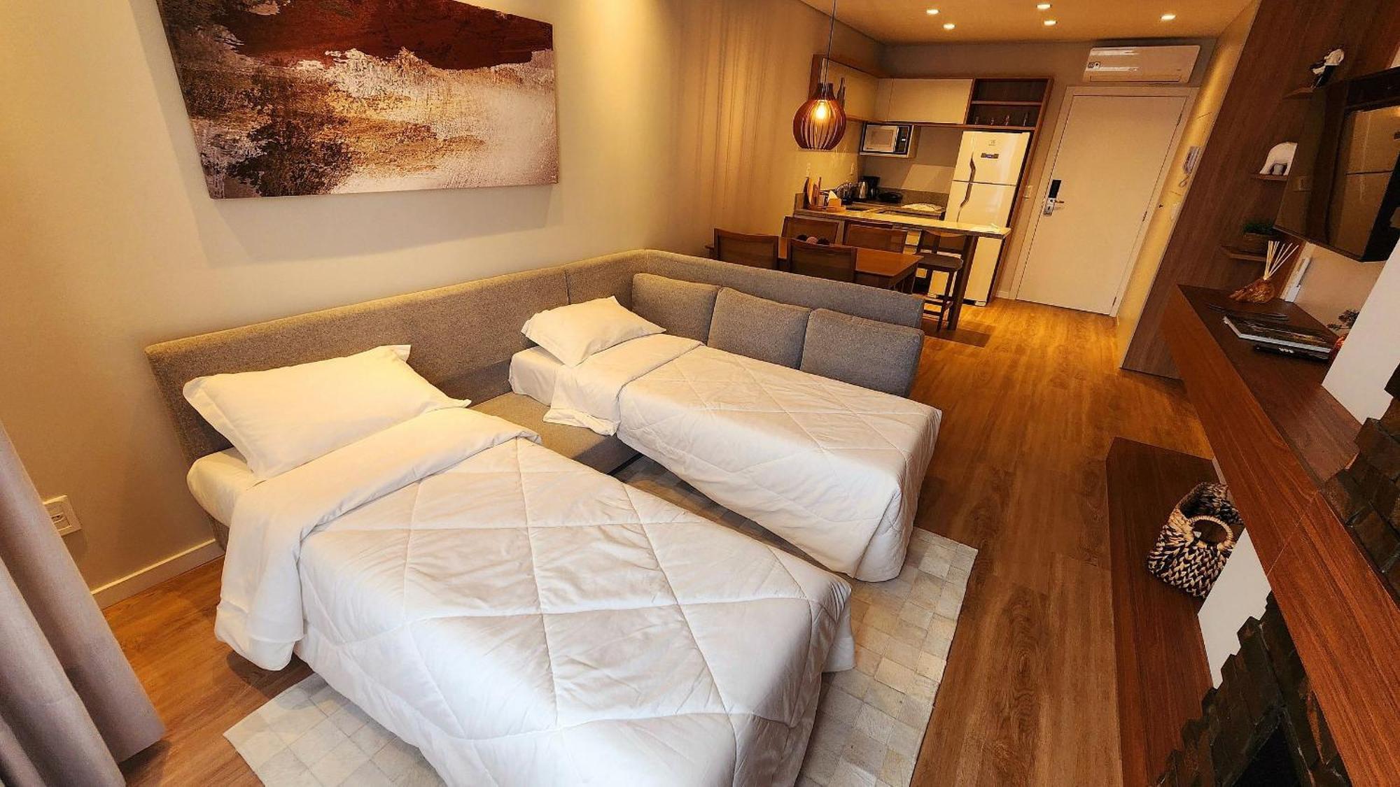 Apartamento Delux Flat No Serra Class Canela