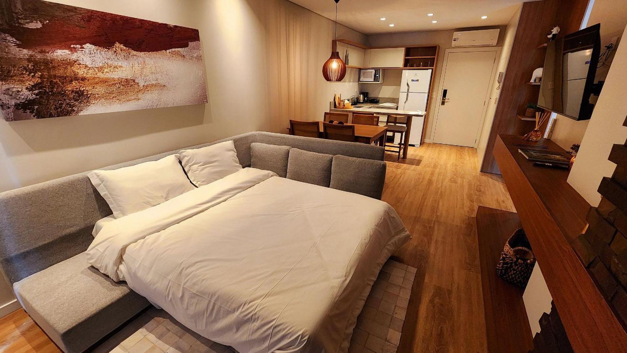 Apartamento Delux Flat No Serra Class *